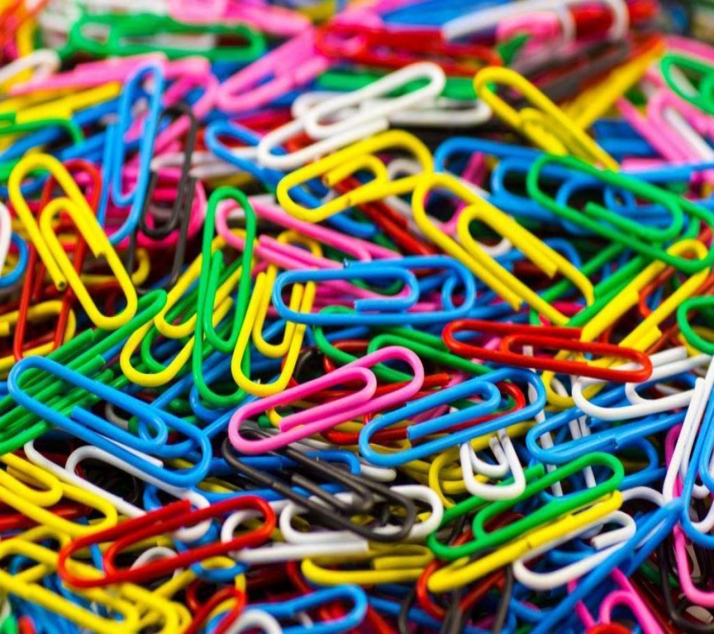 Colorful Paper clip 200pcs (Pack of Four)