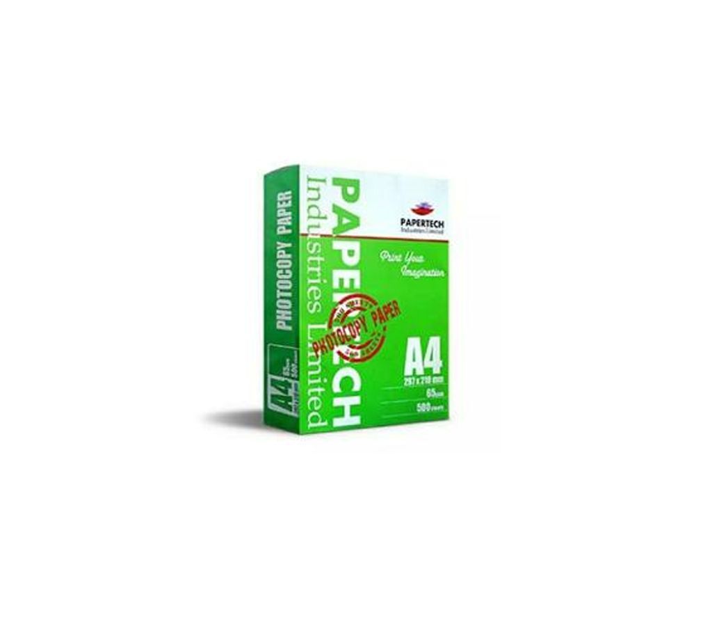 papertech 65 gsm photocopy paper 1 ream
