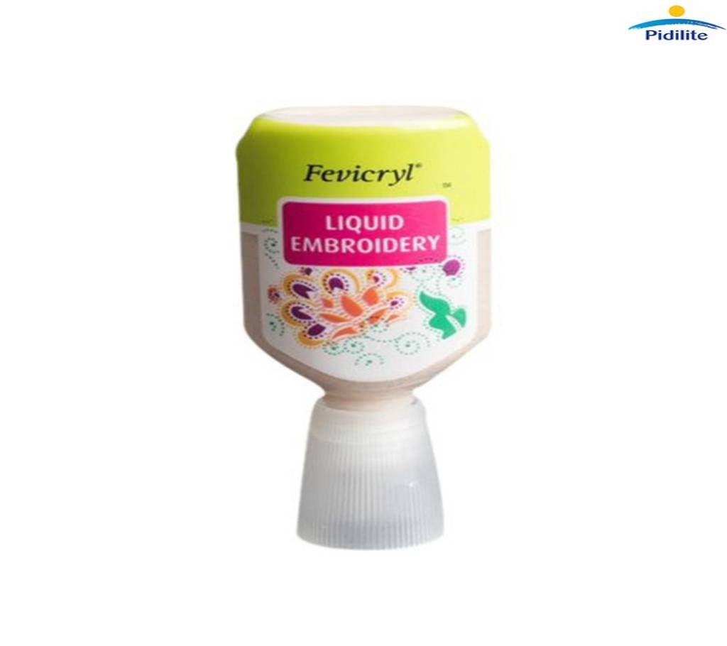 Fevicryl Liquid Embroidery Glitters, Gold Color 20ml