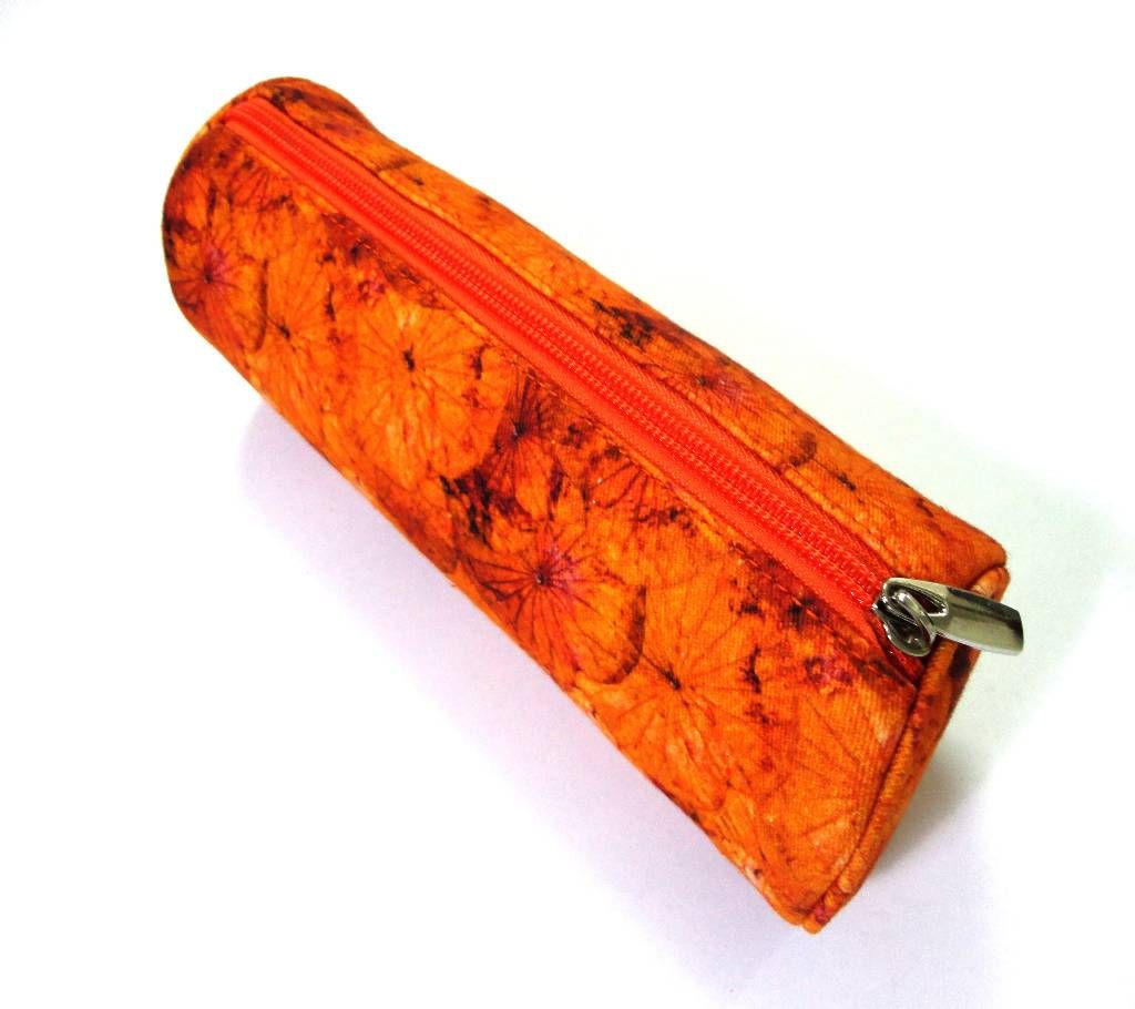 Round Cotton Pencil Bag