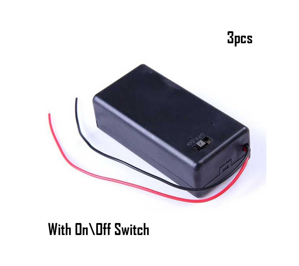 9v Battery Holder 3pcs