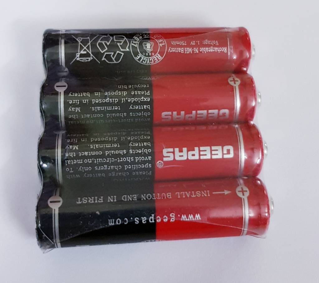 Geepas AAA Size Battery (4 Pcs)