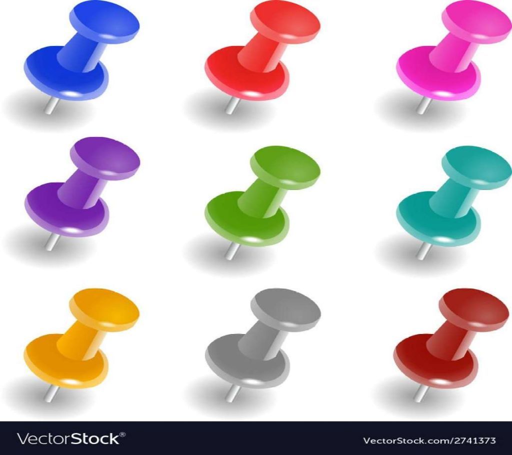 Push Pin - 100pieces (Pack of Two)