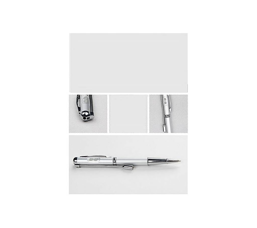 5-in-1 Multifunctional Pen - Silver