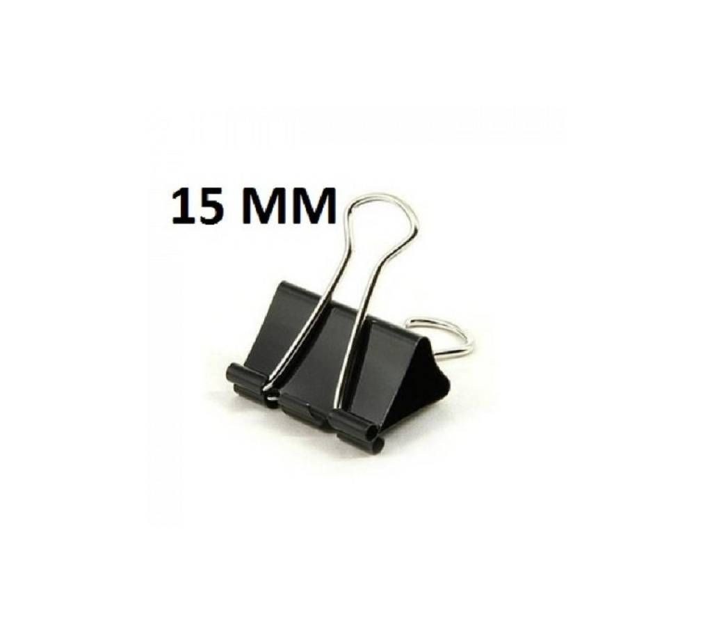 Diamond 15mm Binder Clip Black 72pcs (Pack of Six)