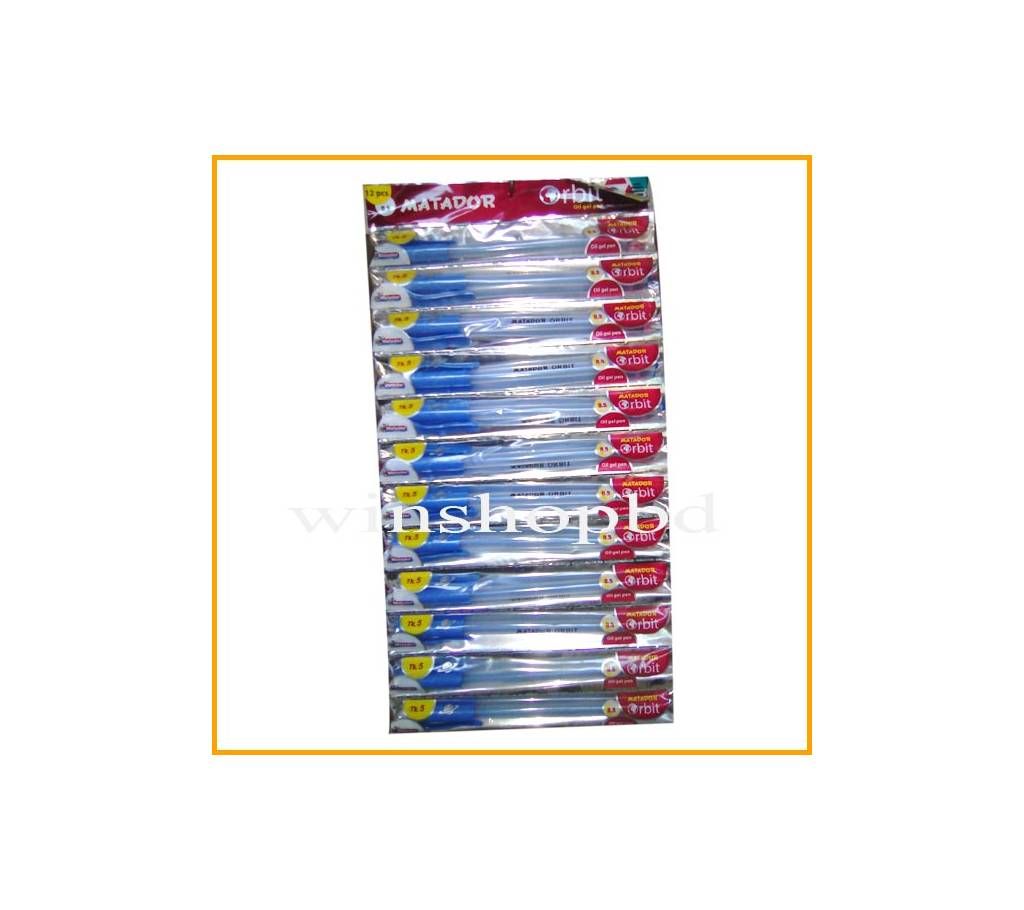 MATADOR Orbit Blue Pen - 12 pcs