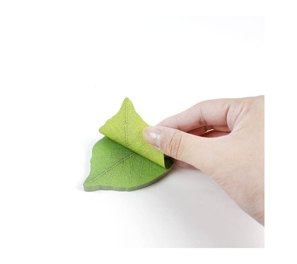 Cute Leaf Memo Sticky Pad (1 Piece)