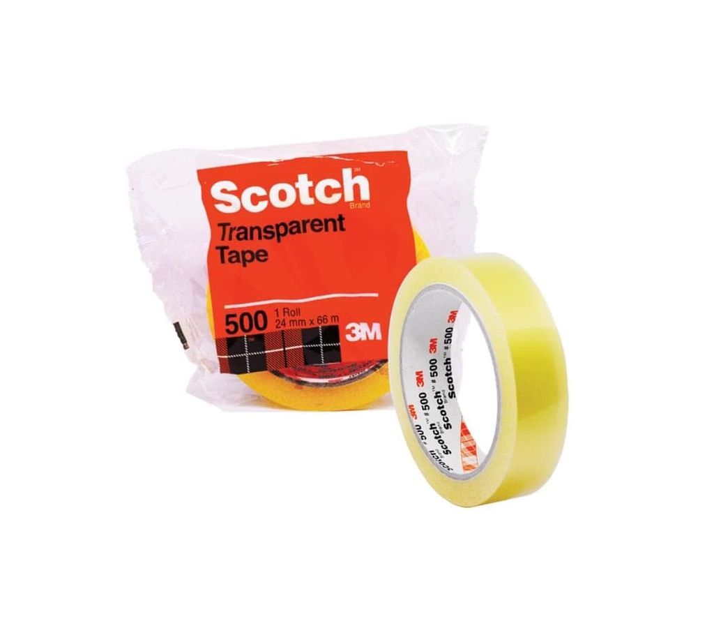 Scotch Tape - 500 Meters (Transparent)