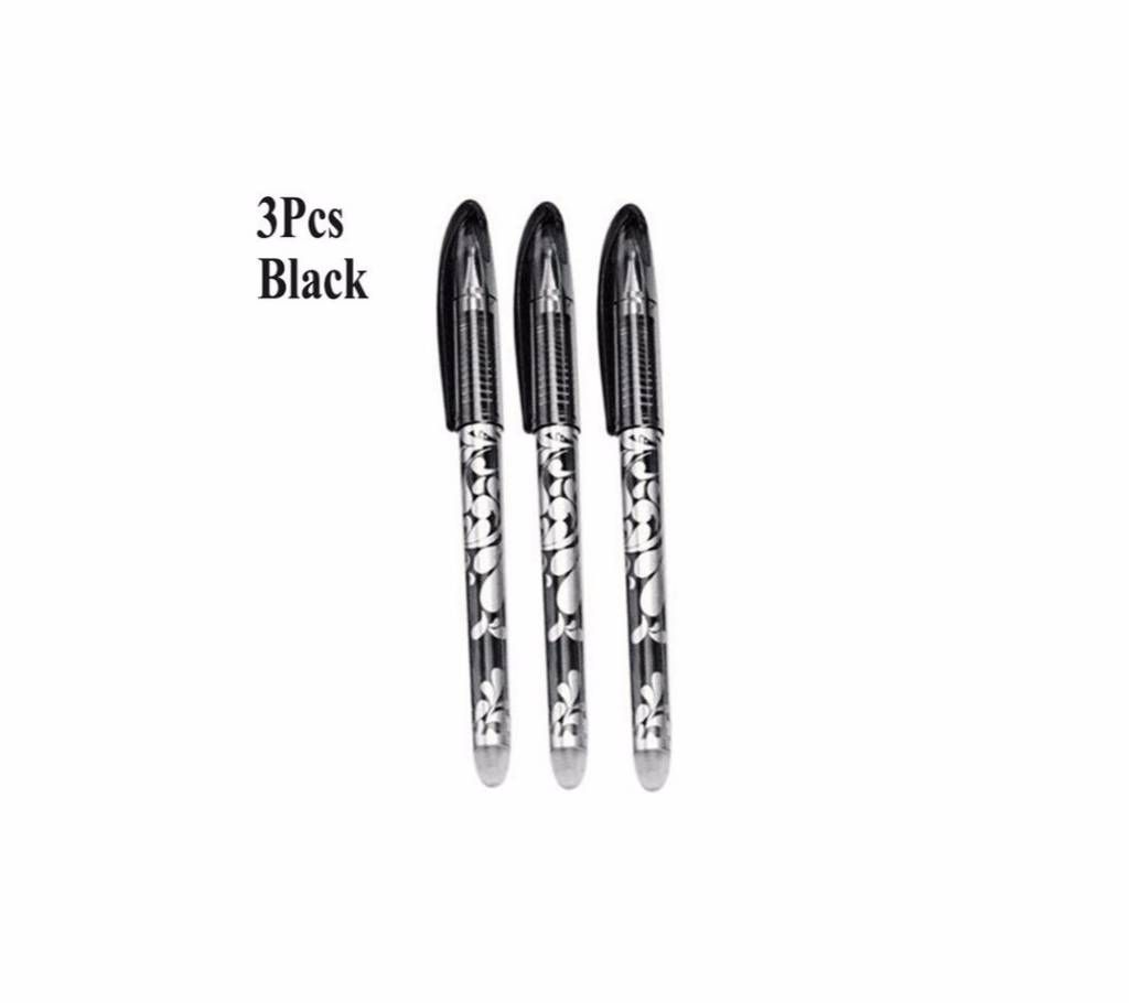 3Pcs Erasable Pen+20Pcs Refill For Student Writing Tools Office Stationery Supplies