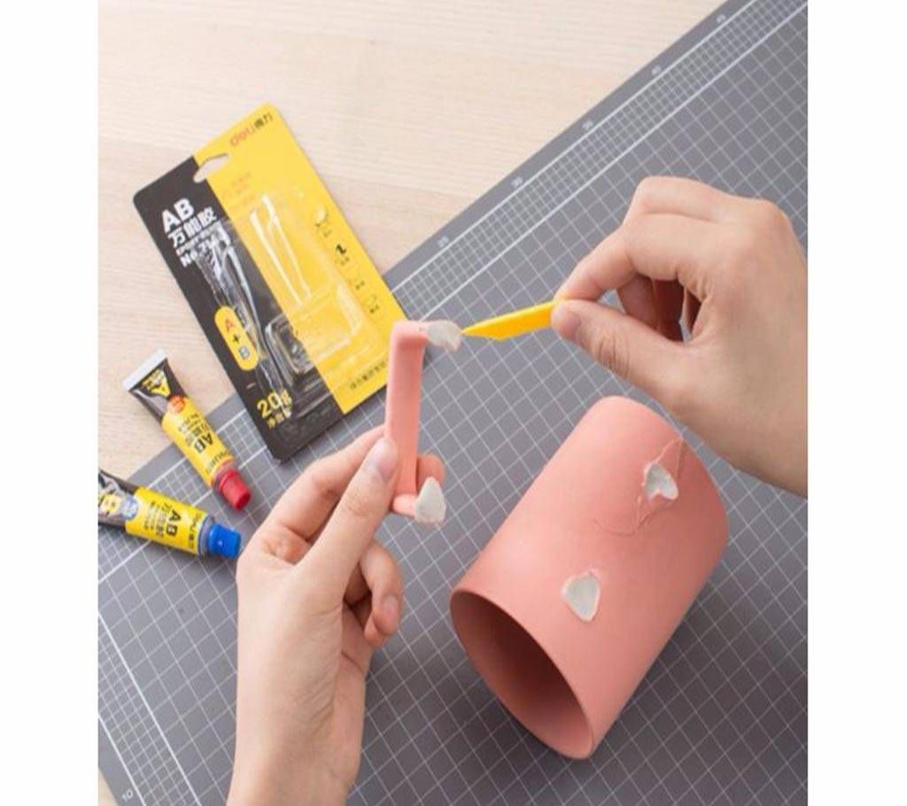 2pcs/set  AB plastic transparent strong hardware mold  20g universal Glue