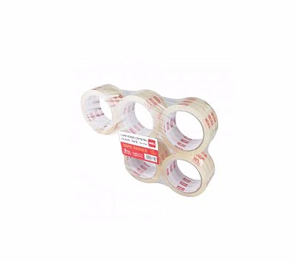 Crystal Clear Packing Tape Low Noise - 5pcs