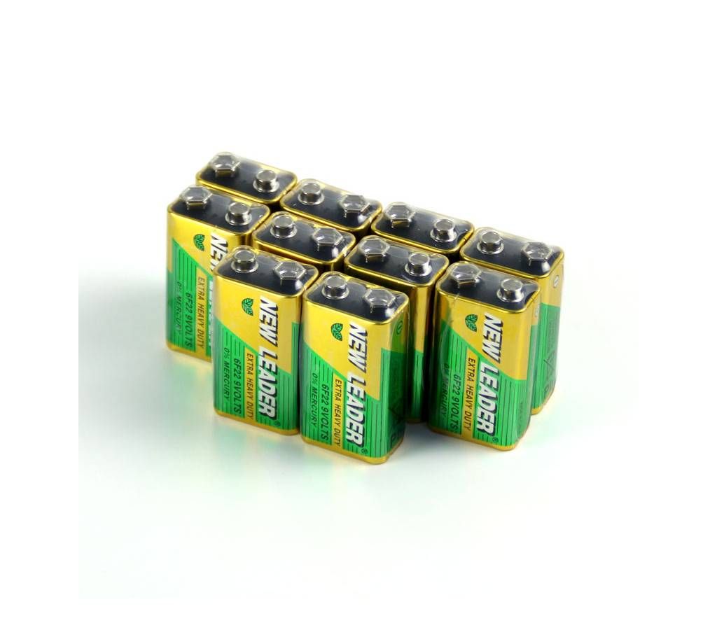 New Leader Battery 9V - 10 Pcs