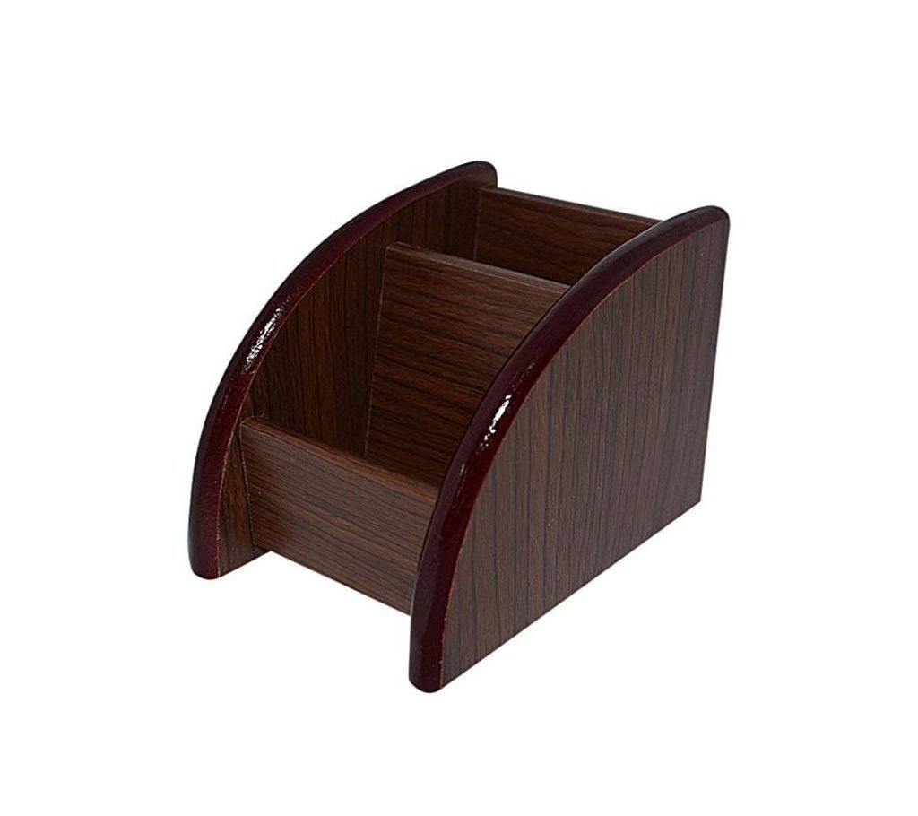 Wooden Pen Holder-Brown