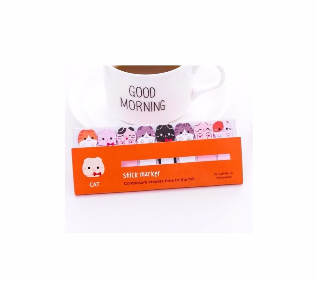 Animal memo pad sticky Cute Self-Adhesive Note-1Pack-75Page