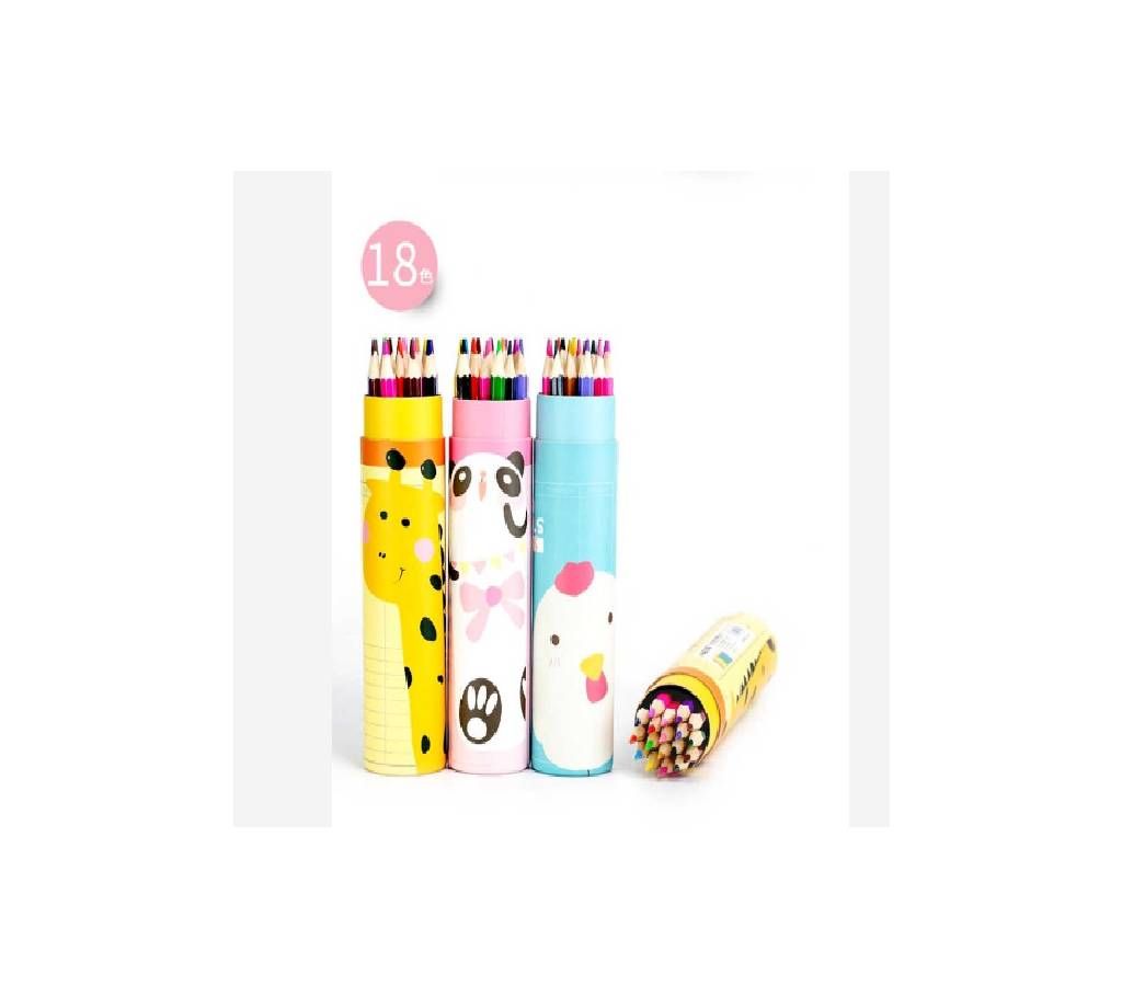 Animal Printing Color Pencil(18Pcs)