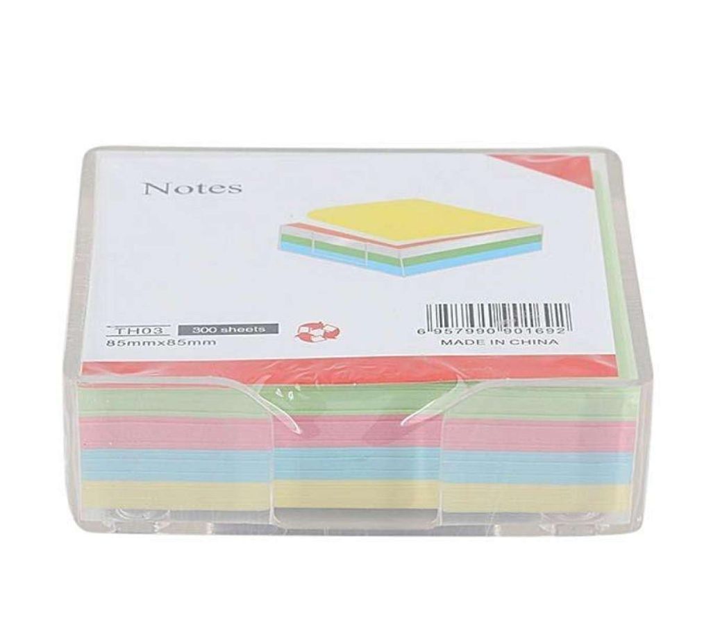 Sticky Notes/ colorful sticky notepad-Multicolored (original China product-85mm x 85mm-300 sheets)