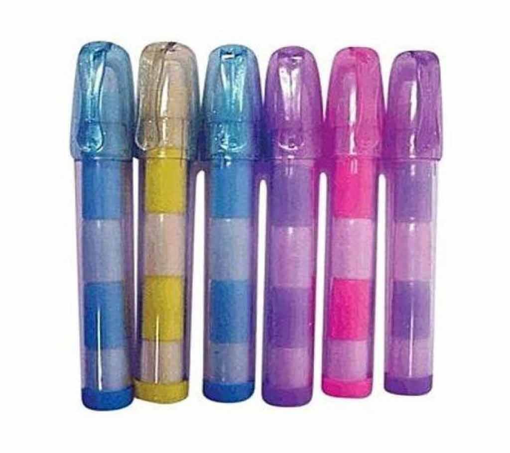 Pen Style Push Eraser - 12pcs