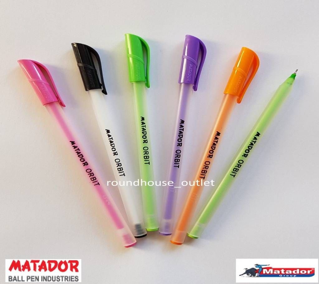 Matador Orbit Pen - Black - 24 Pcs