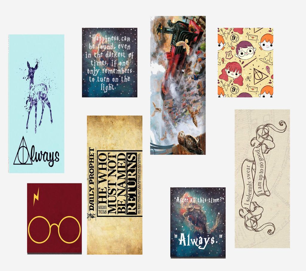 Harry Potter Themed Stickers (8 Pieces)