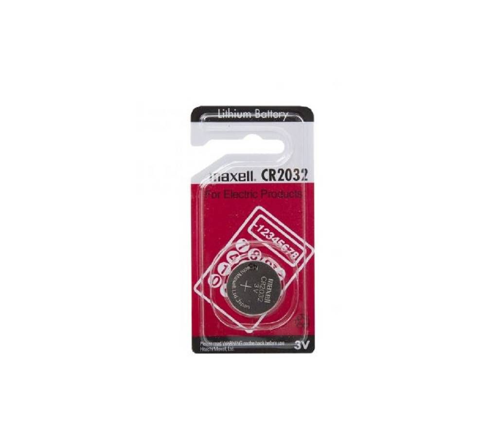 Maxell CR2032 Lithium 3V Coin Cell Battery