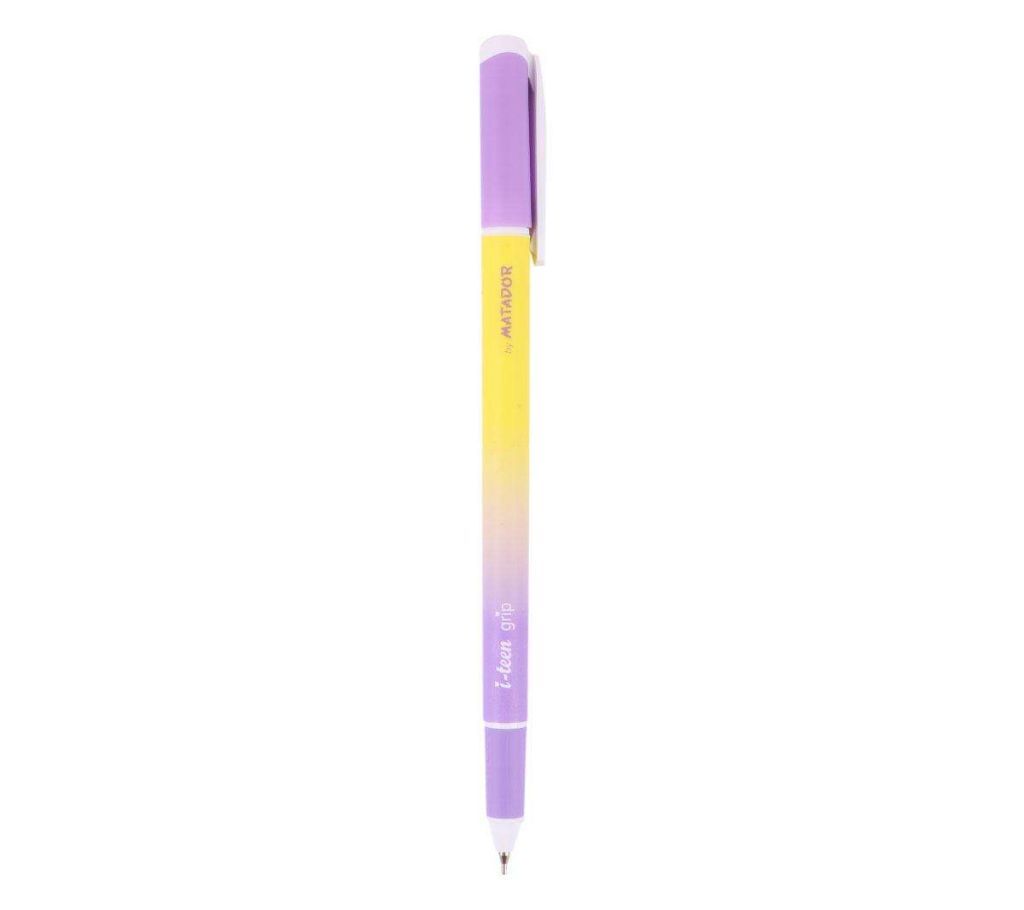 Matador i-teen Grip Ball Pen Black - 6 Pcs