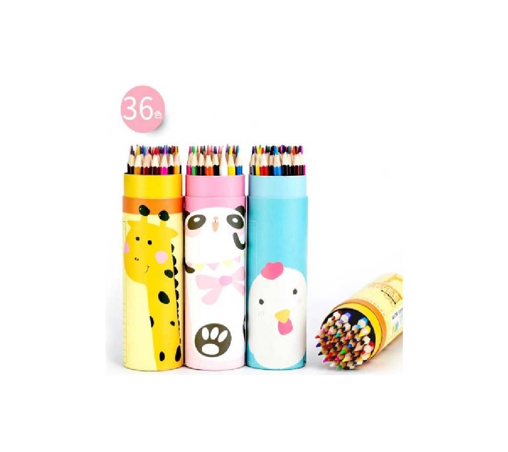 Animal Printing Color Pencil (36Pcs)