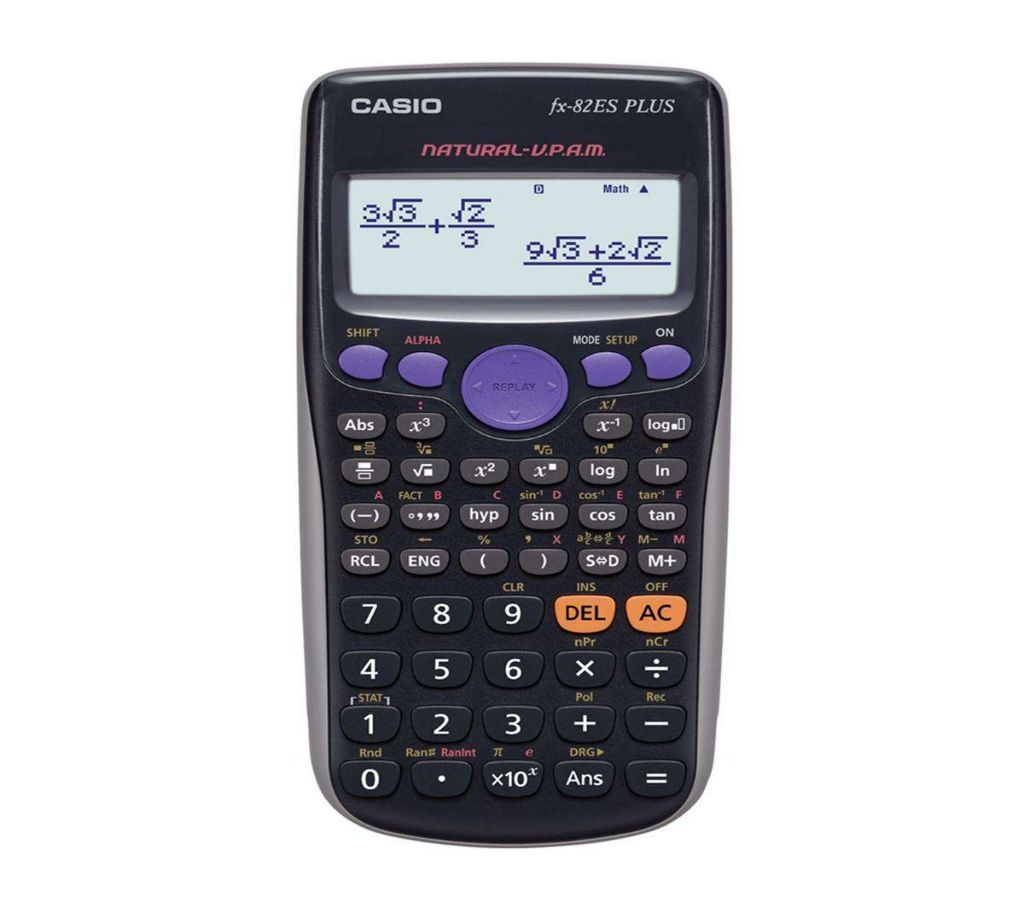 Casio FX-82ES Plus Scientific Calculator - Black