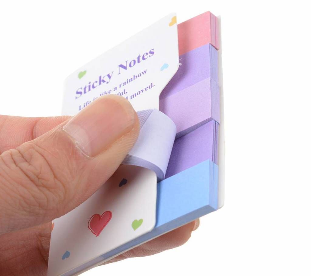 Sticky Notepad Bookmark Sticker Paper