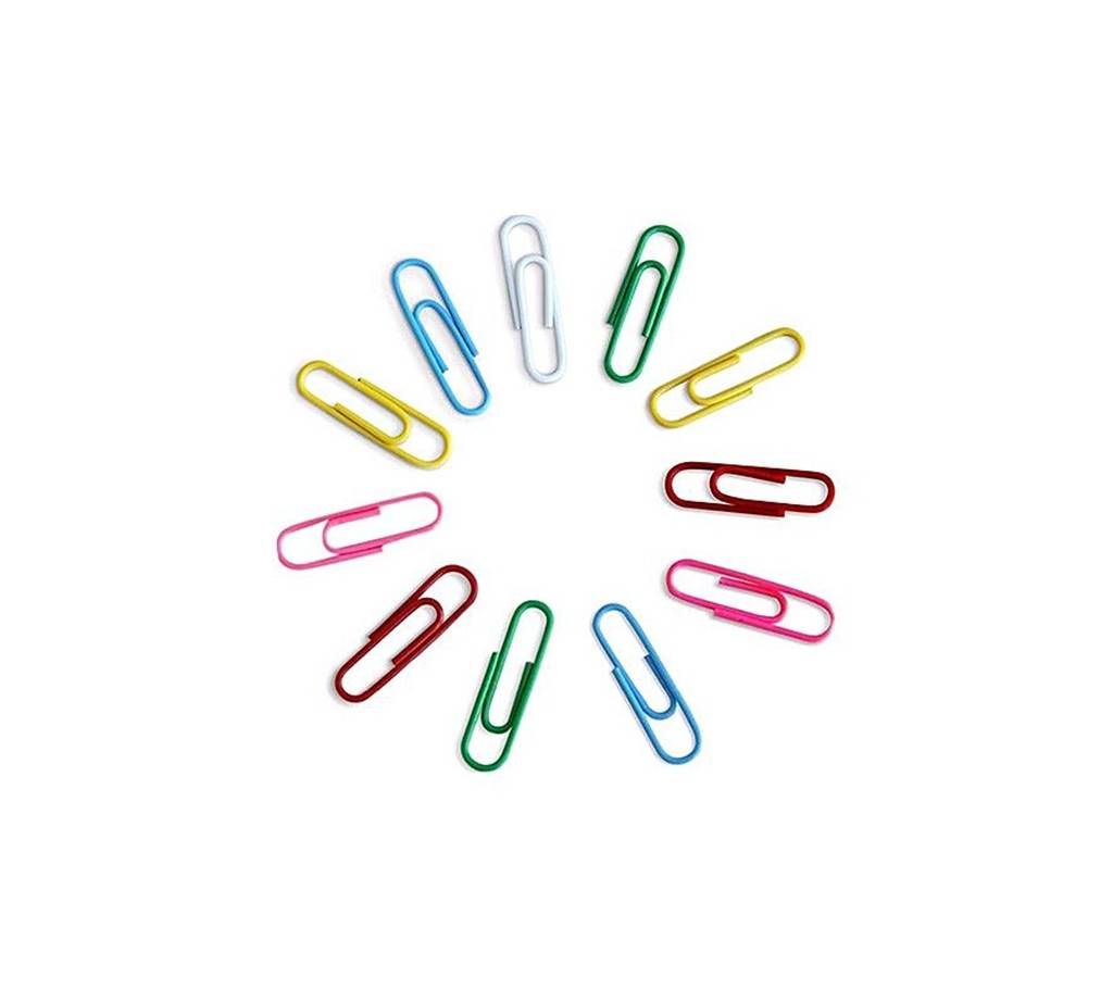 Colorfull Plastic Gem Clip for Paper - Multicolor