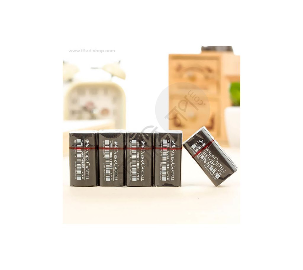 Eraser Dust-free black 48 pcs