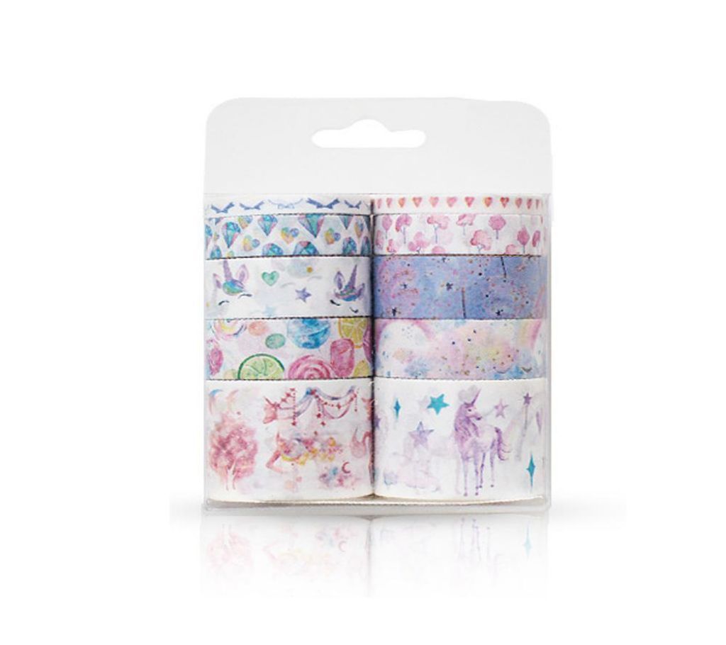 Kobwa Memphis style bronzing decoration washi tape DIY scrapbooking masking tape