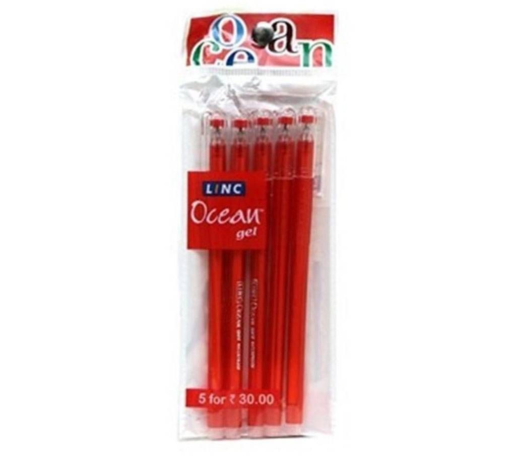ocean gel pen Red