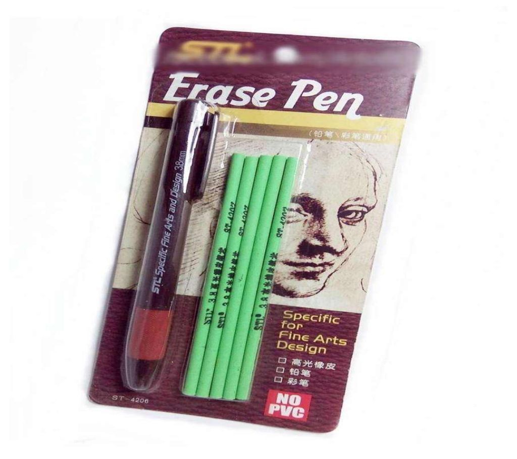 Eraser Pen Set with 6 Refill