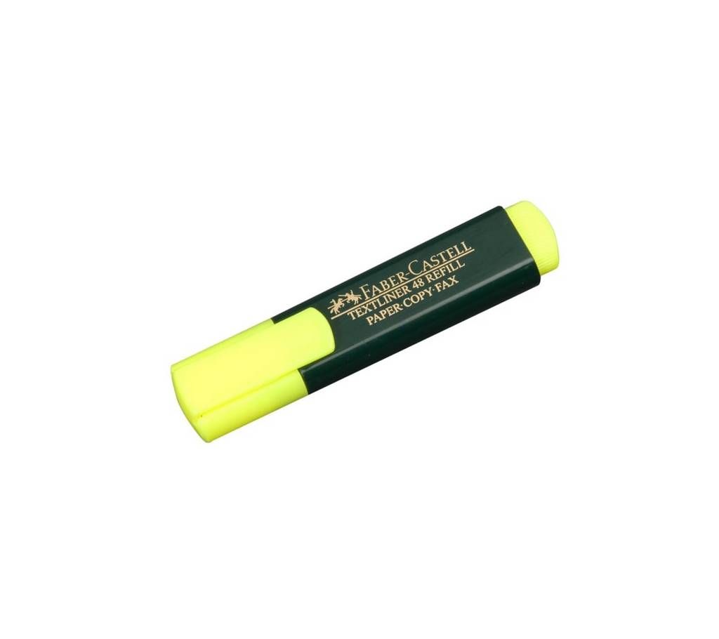 Faber Castell Textliner Highlighter Marker Pen - Yellow - 5 pcs