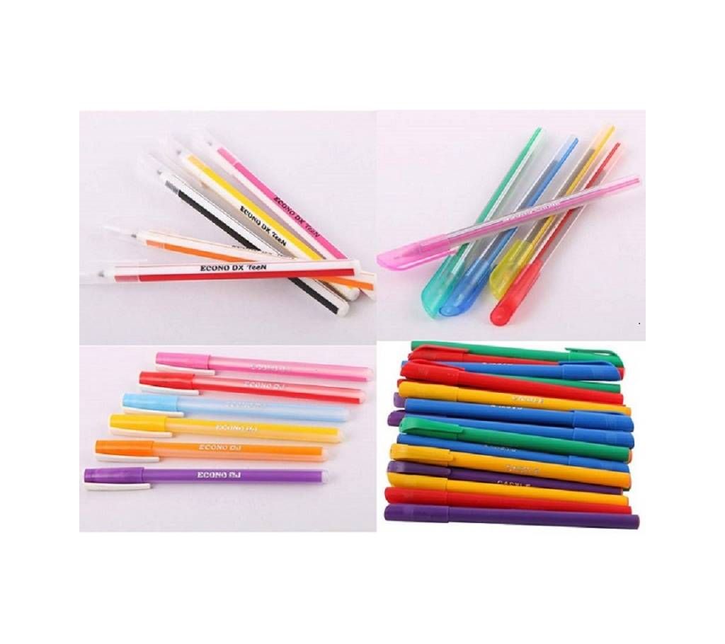 Econo Ball Pen (TCDC) Combo Pack 46 Pieces of  Ball Pen