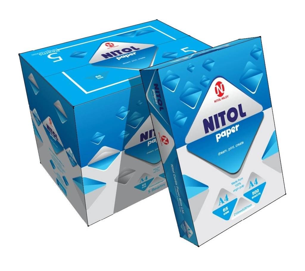 65 GSM legal size Paper (Nitol Paper)-10 ream