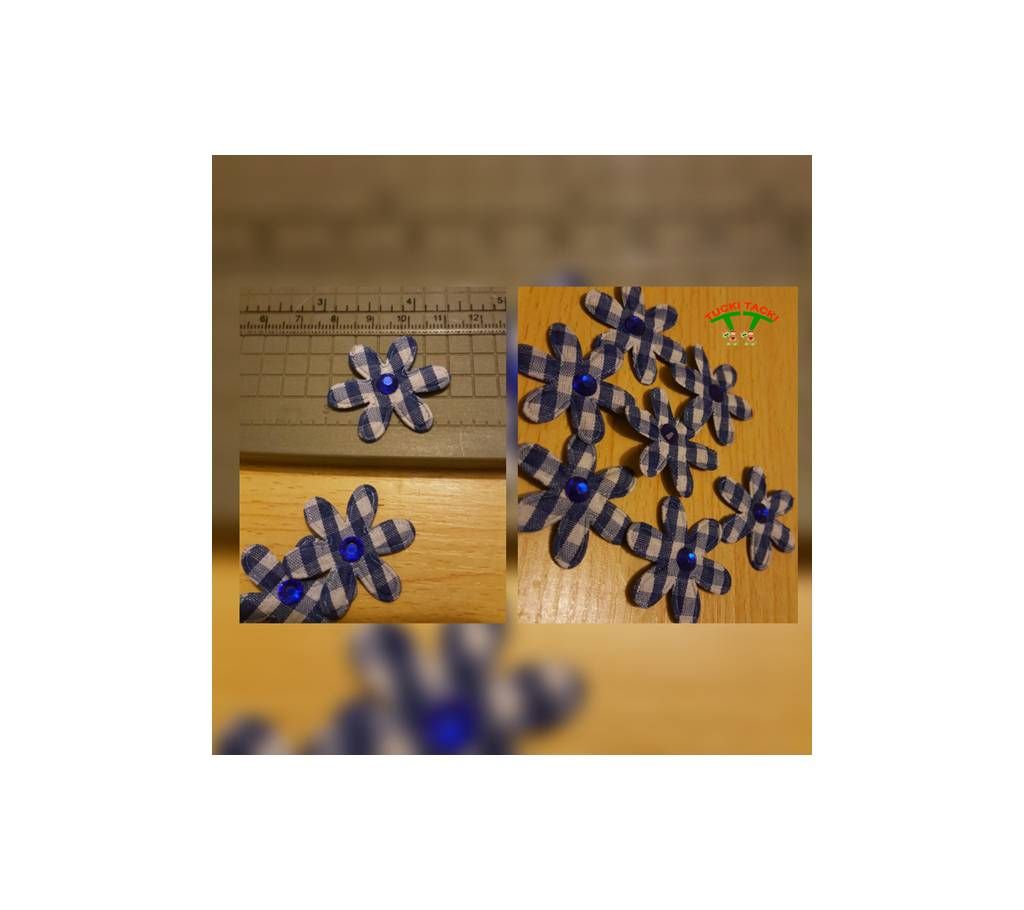 Flower Fabric deco Selfadhesive