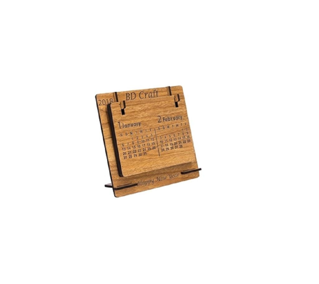 wooden Desktop Calender