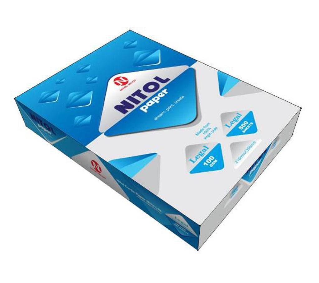 100 GSM LEGAL Paper (NITOL PAPER)-5 REAM