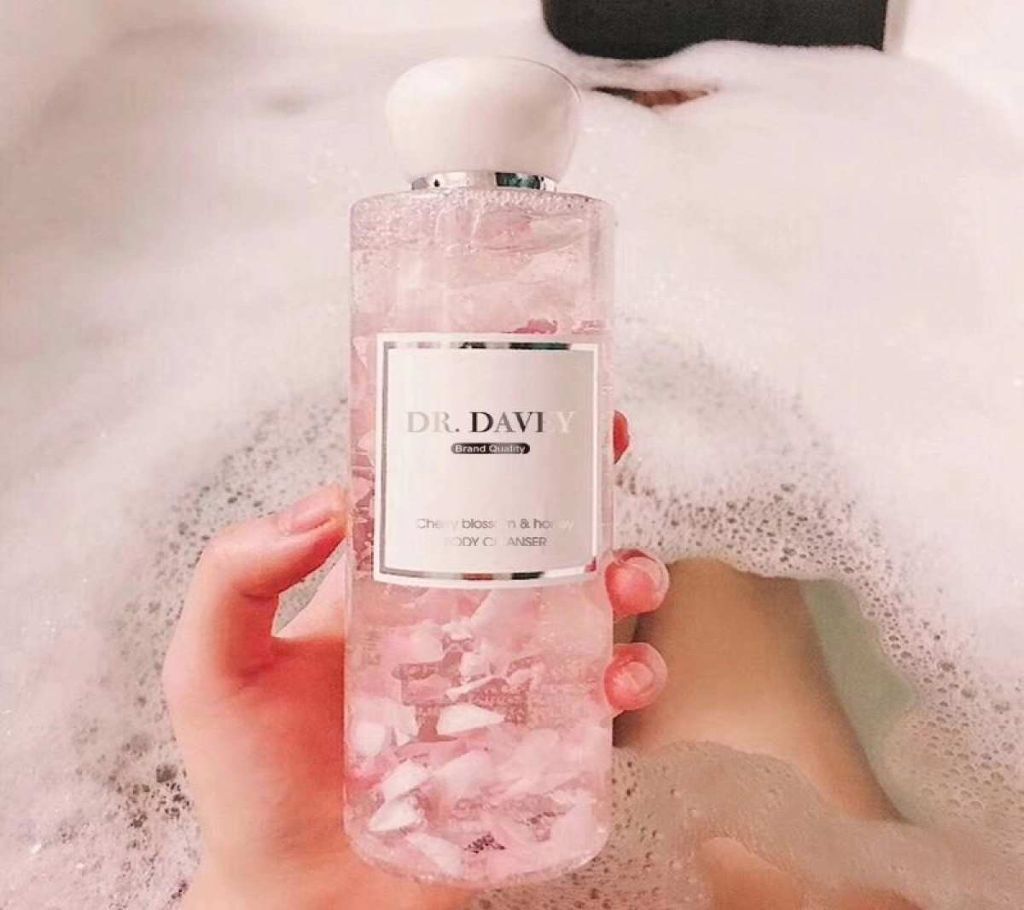 Dr Davey cherry blossom honey body wash