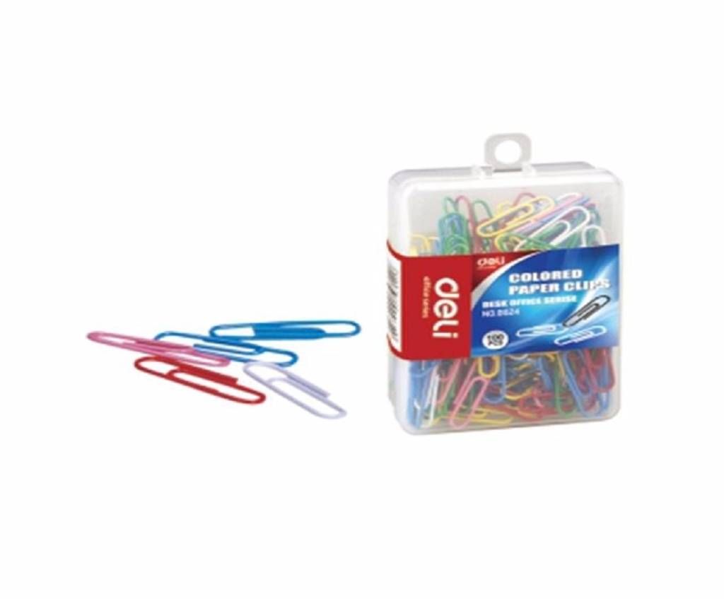Deli 25/29/33/50mm Colored Plastic Gem Paper Clip 