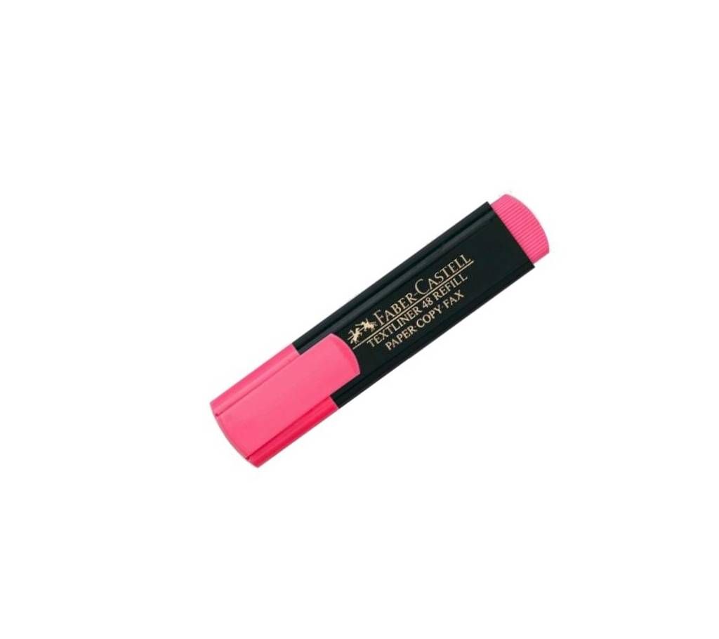 Faber Castell Textliner Highlighter Marker Pen - Pink - 5 pcs