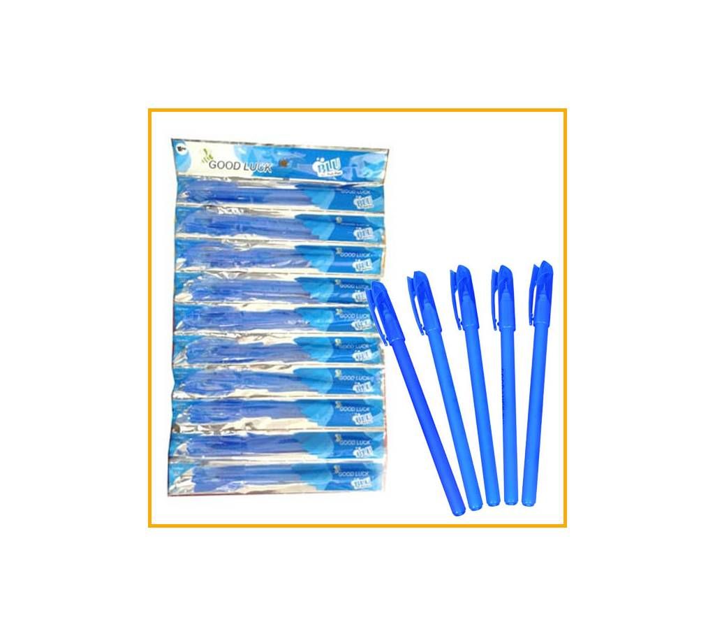 GOOD LUCK Fine Point 0.6 Blue Ball Pen - 20 pcs