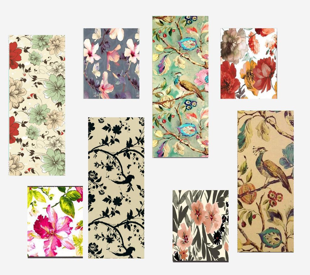 Flower Themed Stickers (8 Pieces)