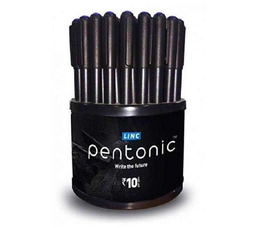 Linc Pentonic pen India (Black) 10pcs