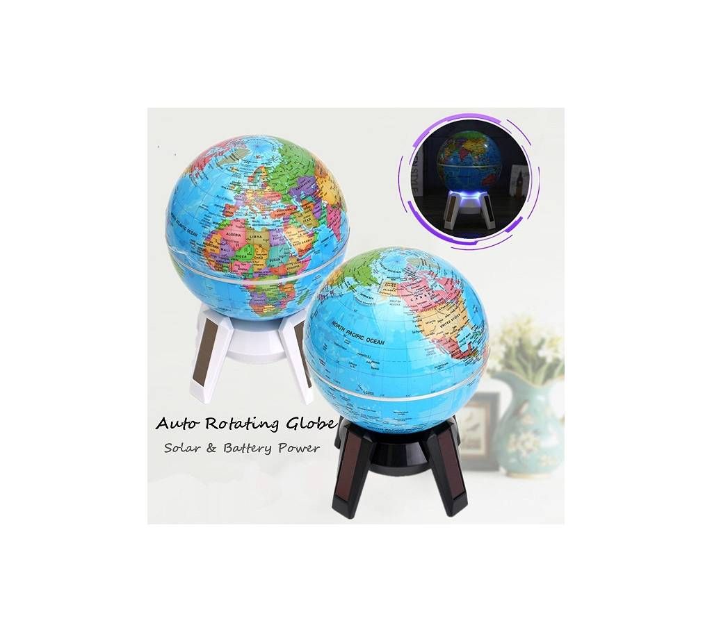 Solar Self Rotating Globe 