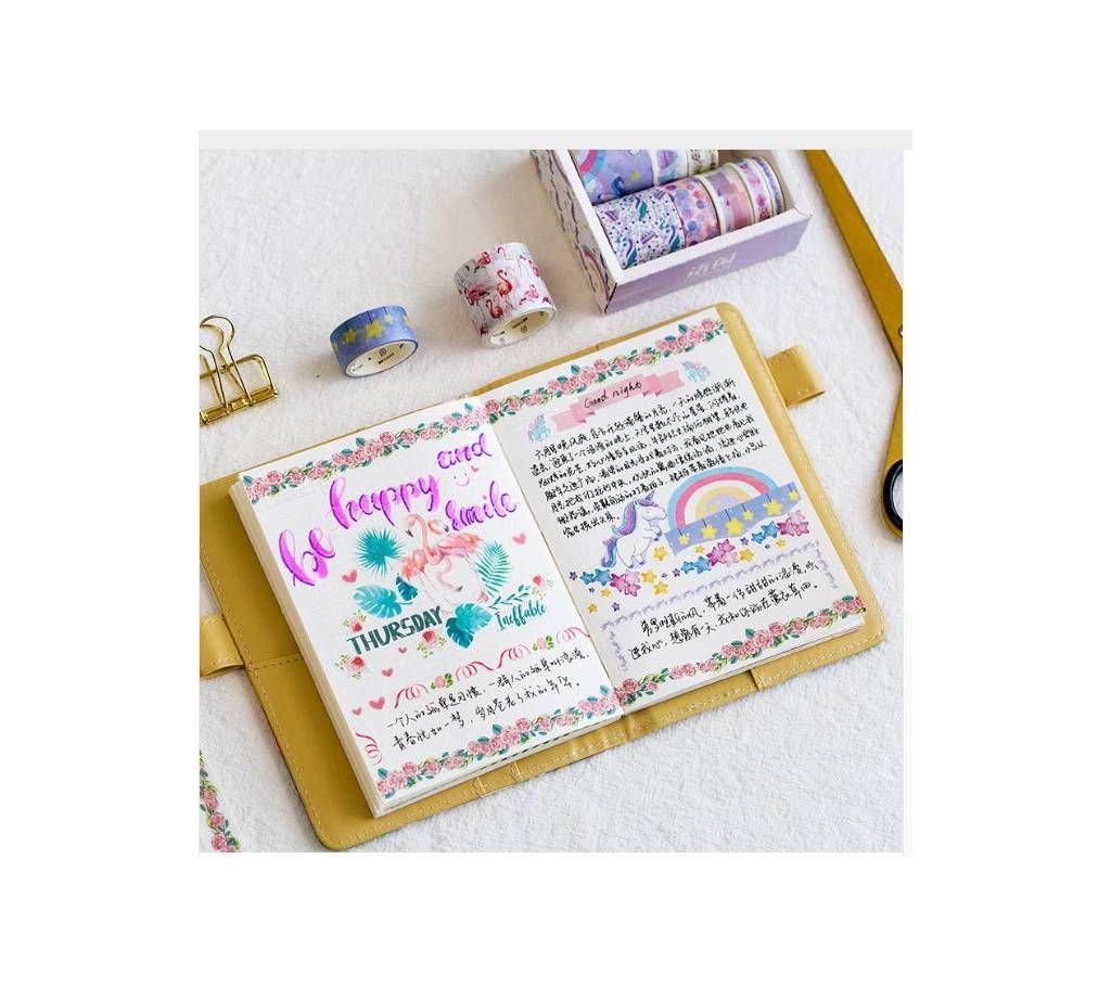 10Pcs Scrapbook Tape+free 2pad