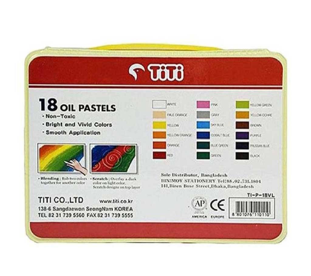 18 Non-Toxic Oil Pastels