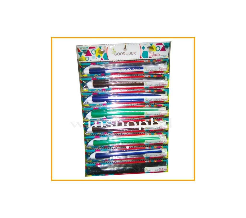 GOOD LUCK Deluxe Ball Pen - Black - 20 pcs