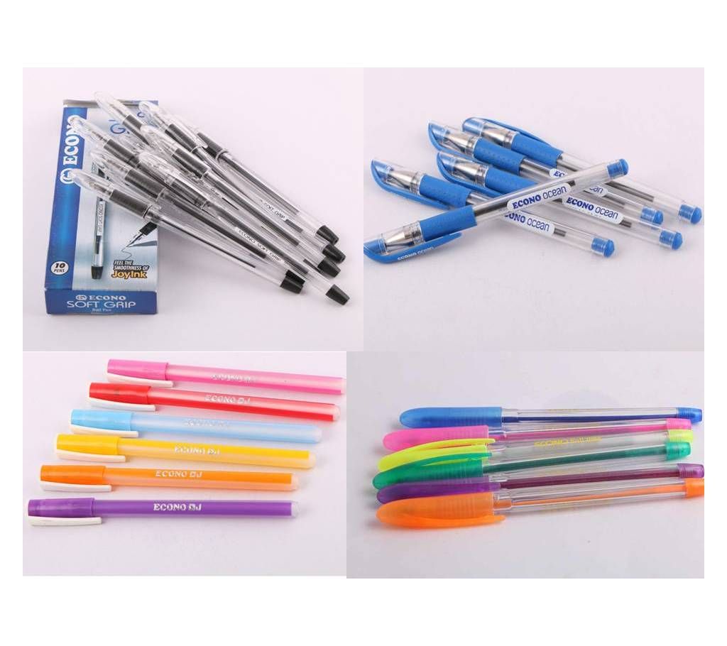 Econo Ball Pen (SODF) Combo Pack of 27 Pieces of Ball Pen